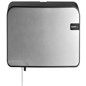 Toiletpapierdispenser Quartzline Q2 klein duo zilv