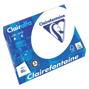 Kopieerpapier Clairefontaine Clairalfa A3 80gr wit