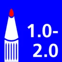 Paintmarker edding 791 op alcoholbasis 1-2mm zilve
