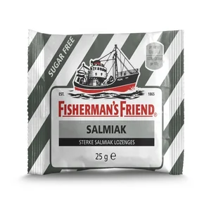 Keelpastilles Fisherman's Friend salmiak suikervri