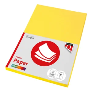 Kopieerpapier Quantore Colour A4 120gr geel 100 ve