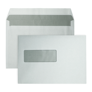 DULA C5 enveloppen - 229x162mm zelfklevend - venster links