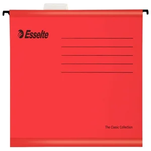 Hangmap Esselte Classic A4 V-bodem 345x240mm rood