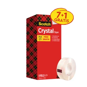 Plakband Scotch Crystal 600 19mmx33m transparant 7