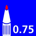 Viltstift edding 404 rond 0.75mm groen
