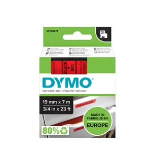 Labeltape Dymo LabelManager D1 polyester 19mm zwar