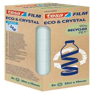 Plakband Tesa eco&crystal 59044 19mmx33m transpara
