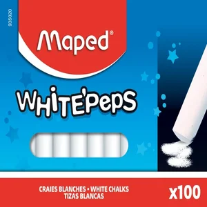 Schoolbordkrijt Maped White'Peps doos á 100 stuks