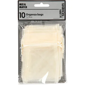 Organza zakjes Creativ Company 7x10cm 10 stuks off
