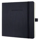 Notitieboek Sigel Conceptum Pure A5 194blz 80gr lijn softcover zwart