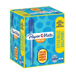 Balpen Paper Mate Inkjoy 100RT medium blauw valuep
