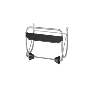 Poetspapierdispenser Satino CR1 muurstandaard zilv