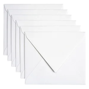 Envelop Papicolor C6 114x162mm metallic parelwit p