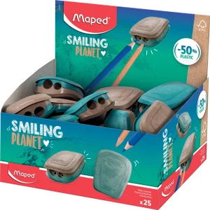 Puntenslijper Maped Smiling Planet 2-gaats display