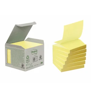 Memoblok Post-it Z-Note R330-1B recycled 76x76mm c