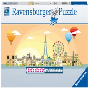 Puzzel Ravensburger Een dag in Parijs 1000 stukjes