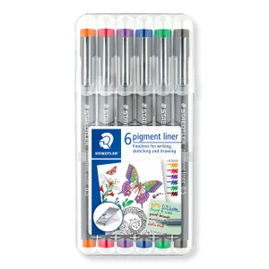 Fineliner Staedtler Pigment 308 assorti 0.5mm set