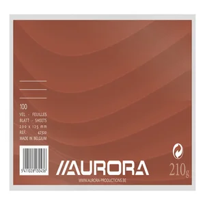Systeemkaart Aurora 200x125mm lijn met rode koplij