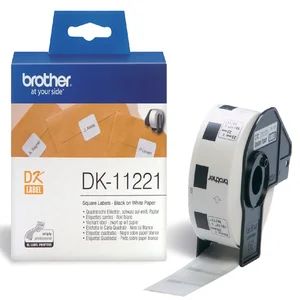 Etiket Brother DK-11221 vierkant 23x23mm 1 rol á 1