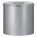 Papierbak met vlamdover Vepabins 50liter 33.5cm grijs