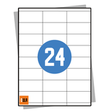 DULA Etiketten A4 24 stickers per vel 70x35mm 100 vel