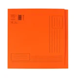 Vouwmap Quantore Folio ongelijke zijde 250gr oranje