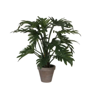 Kunstplant Mica Philodendron selloum groen in pot