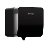 Poetspapierdispenser Satino CF1 Hyginity Plus medium zwart 333417