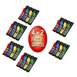 Indextabs Post-it 6834 11.9x43.1mm 4+2 gratis 35 t
