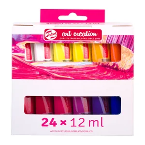 Acrylverf Talens Art Creation assorti 24 tubes à 1