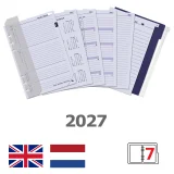Agendavulling 2027 Kalpa A5 jaardoos 7dagen/2pagina's