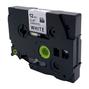 DULA - Brother TZe-231 label tape - zwart op wit 12mm x 8 m