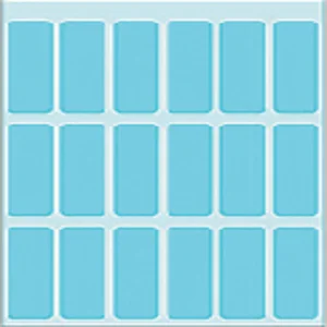 Etiket HERMA 3653 12x34mm blauw 90 stuks