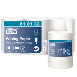 Poetspapier Tork M1 Advanced 1-laags 120m wit 6101