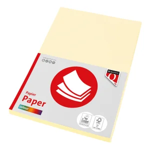 Kopieerpapier Quantore Colour A4 80gr ivoor 100 ve