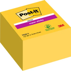 Memoblok Post-it 2028 Super Sticky 76x76mm kubus g