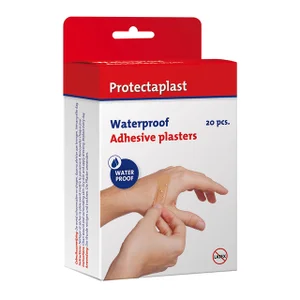 Waterafstotende bruine pleisters Protectaplast ass