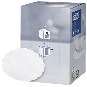 Onderzetter Tork Advanced 8-laags 90mm 250 vel wit