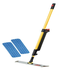Vlakmopset Rubbermaid Hygen Pulse met 2 microvezel