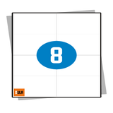 DULA Etiketten A4 8 stickers per vel 105x74mm 1000 vel