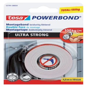 Plakband tesa® Powerbond Ultra Strong dubbelzijdig