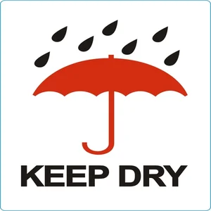 Waarschuwingsetiket IEZZY keep dry 74mmx105mm 500