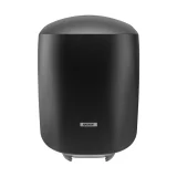 Poetspapierdispenser Katrin medium zwart 82254