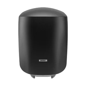 Poetspapierdispenser Katrin medium zwart 82254