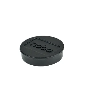 Magneet Nobo 32mm zwart 10 stuks