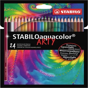 Kleurpotloden STABILO 1624 aquacolor Arty assorti