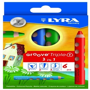 Kleurpotlood LYRA Groove Triple One extra dik set