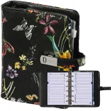 Organizer Kalpa Pocket inclusief agenda 2026-2027 7dagen/2pagina's bloemenzee zwart