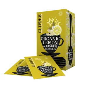 Thee Clipper infusion lemon and ginger bio 25 zakj