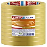 Plakband tesafilm® standaard 66mx15mm transparant 10 rollen